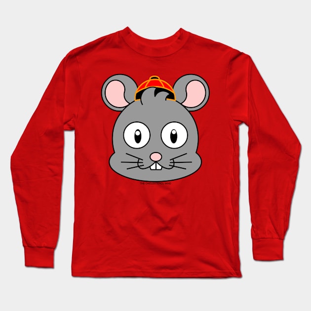 CNY: YEAR OF THE RAT (HEAD) Long Sleeve T-Shirt by cholesterolmind